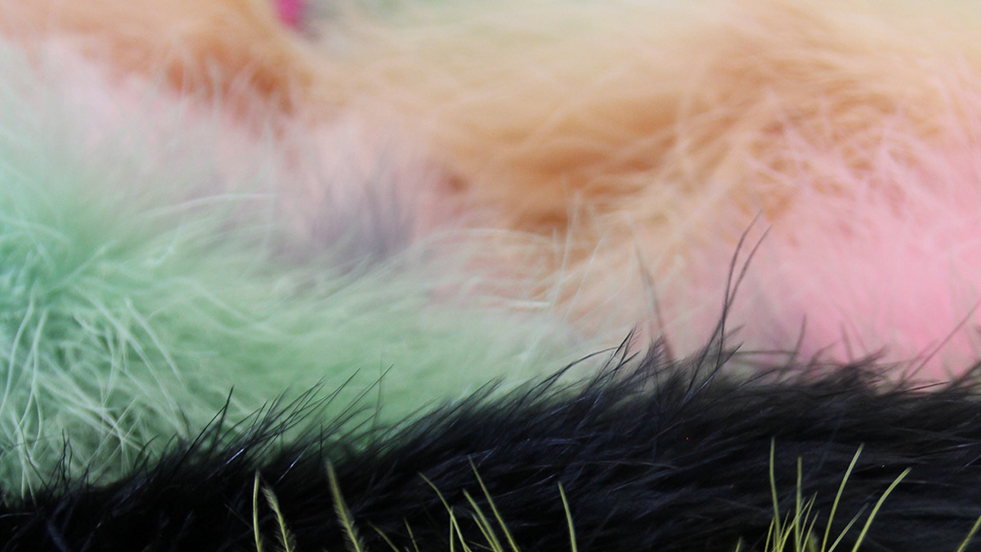 Marabou Swansdown Feather Trim with Ostrich Wisps