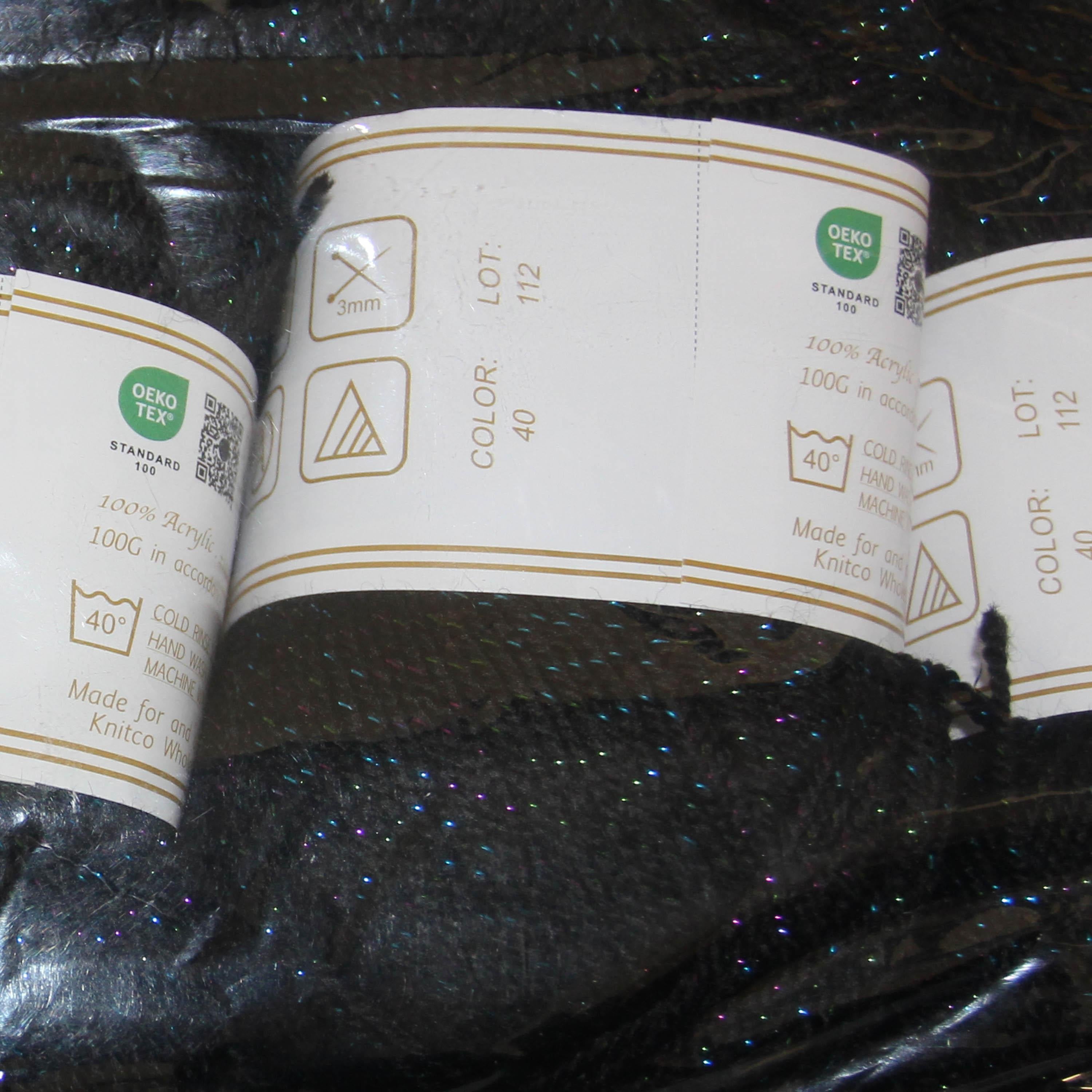 Knit co Glittery PACK OF 5 Yarn / Glitter DK - 100g