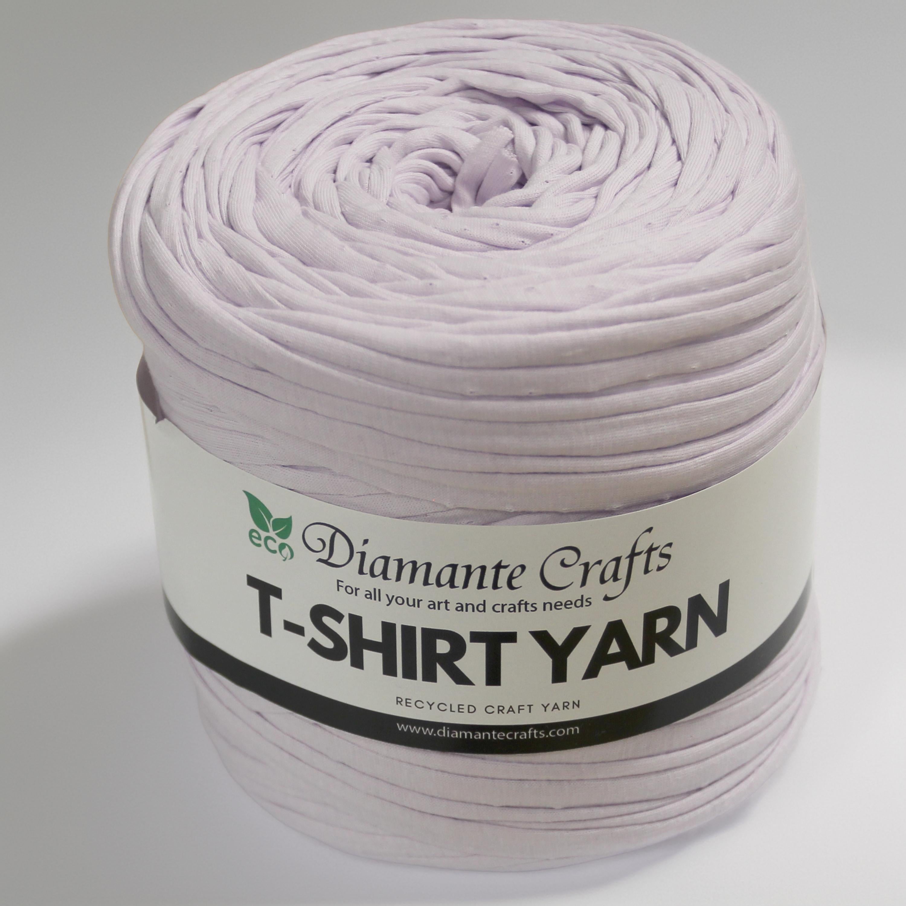 Diamante Crafts Tshirt Yarn - 650g - 110m - 85% Cotton - 10% Recycled Fibres - 5% Elastane