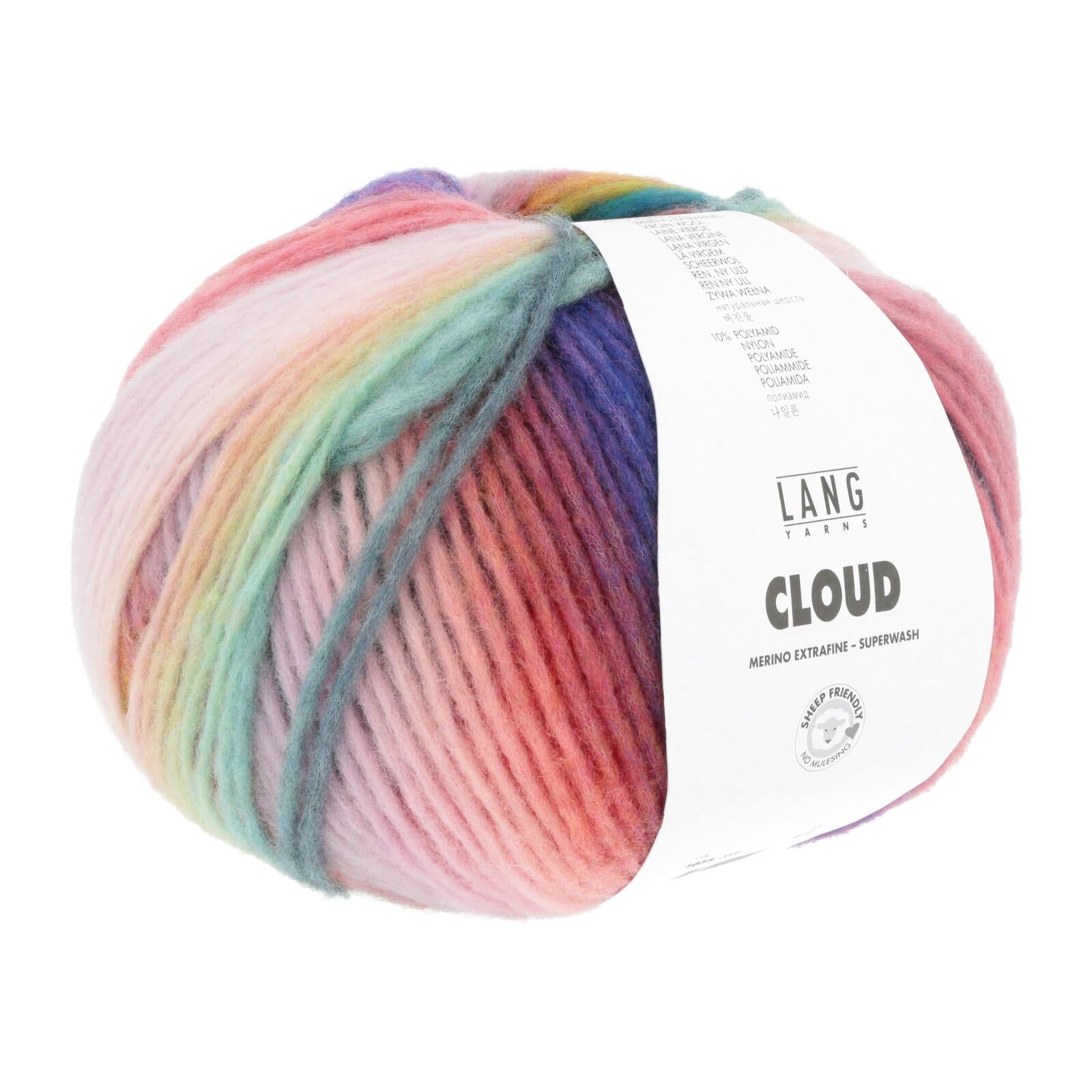 Cloud Lang Yarns, 100g, 260m, 90% merino, 10% nylon
