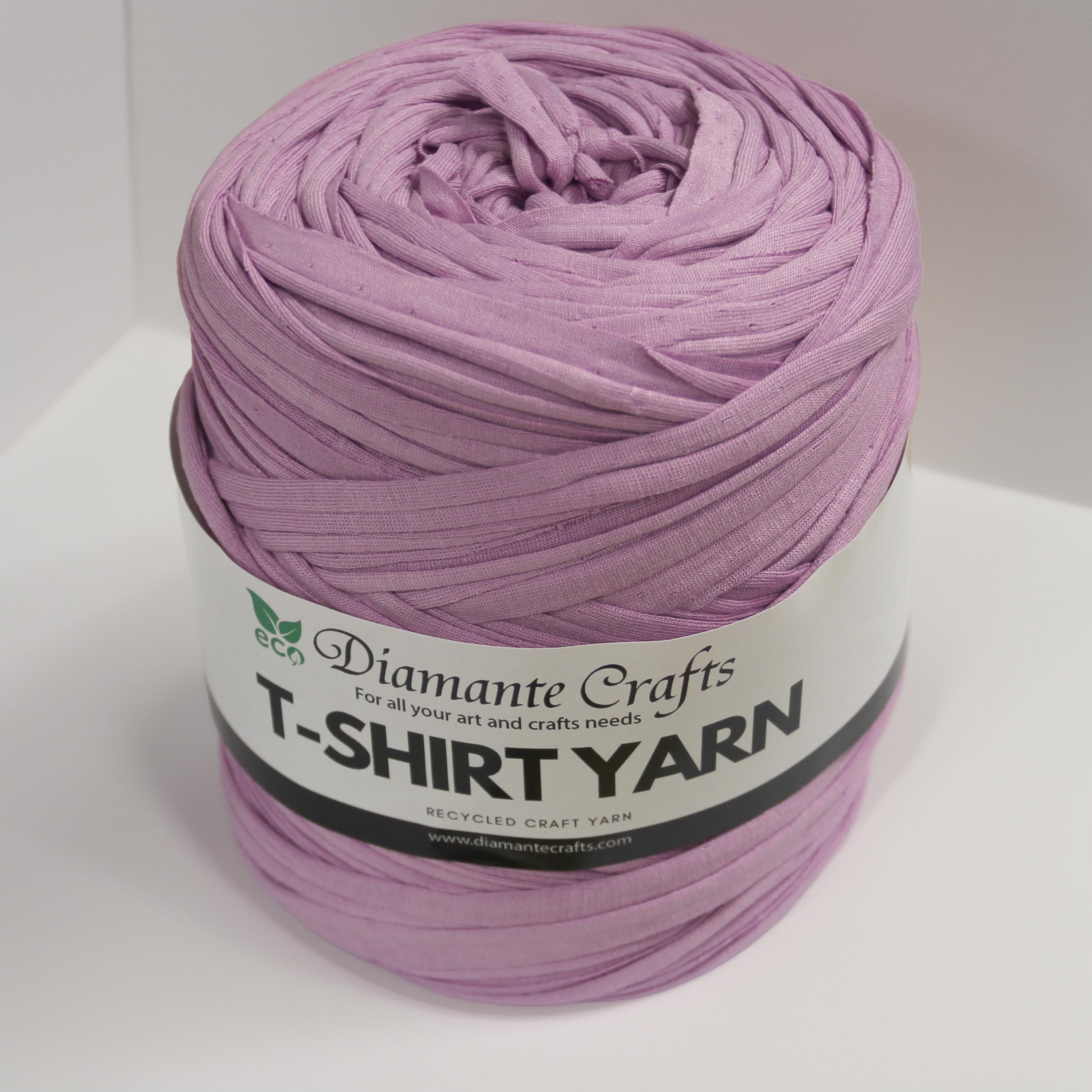 Diamante Crafts Tshirt Yarn - 650g - 110m - 85% Cotton - 10% Recycled Fibres - 5% Elastane