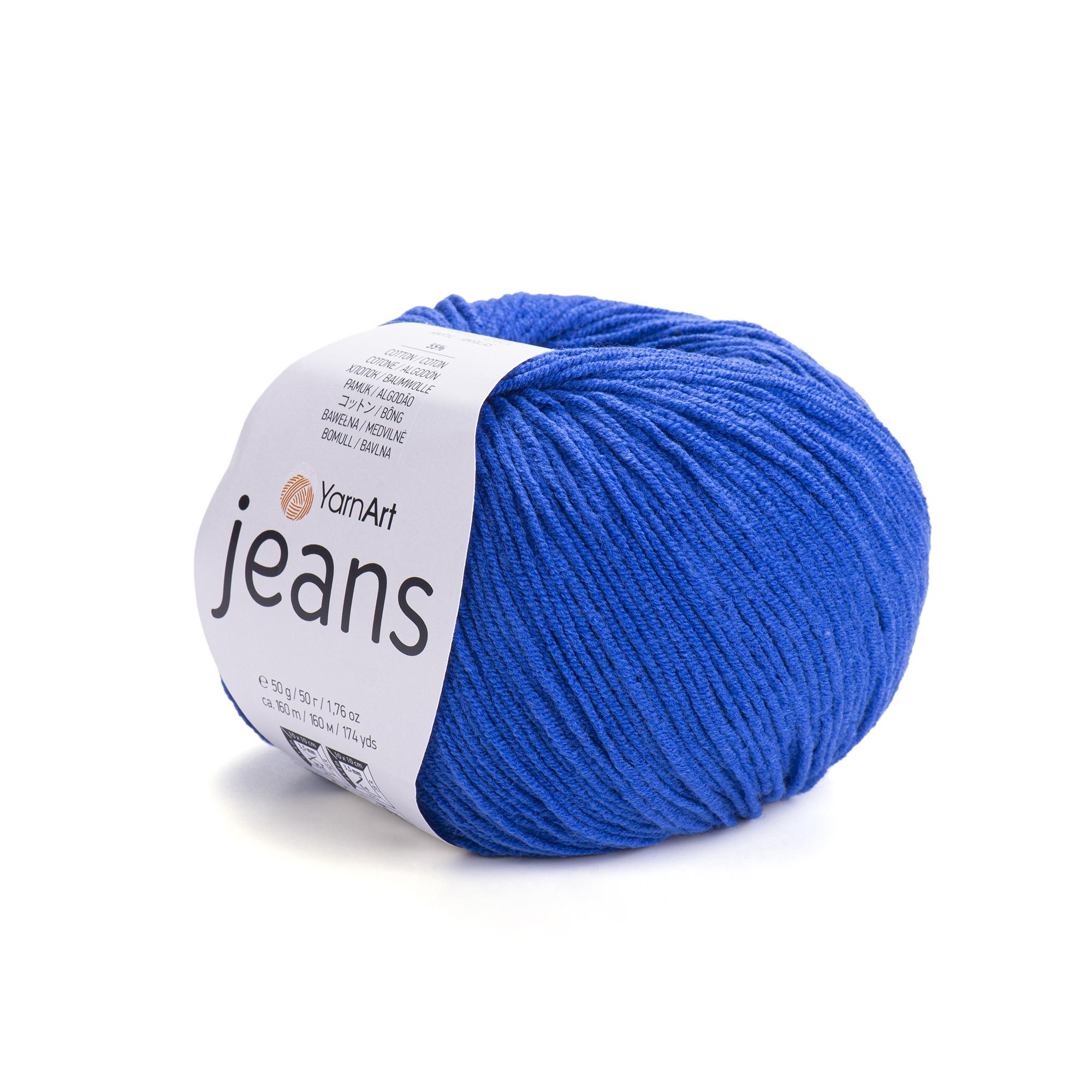 Yarn Art - JEANS - 55% Cotton 45% Acrylic, 160m Knitting and Crochet Yarn