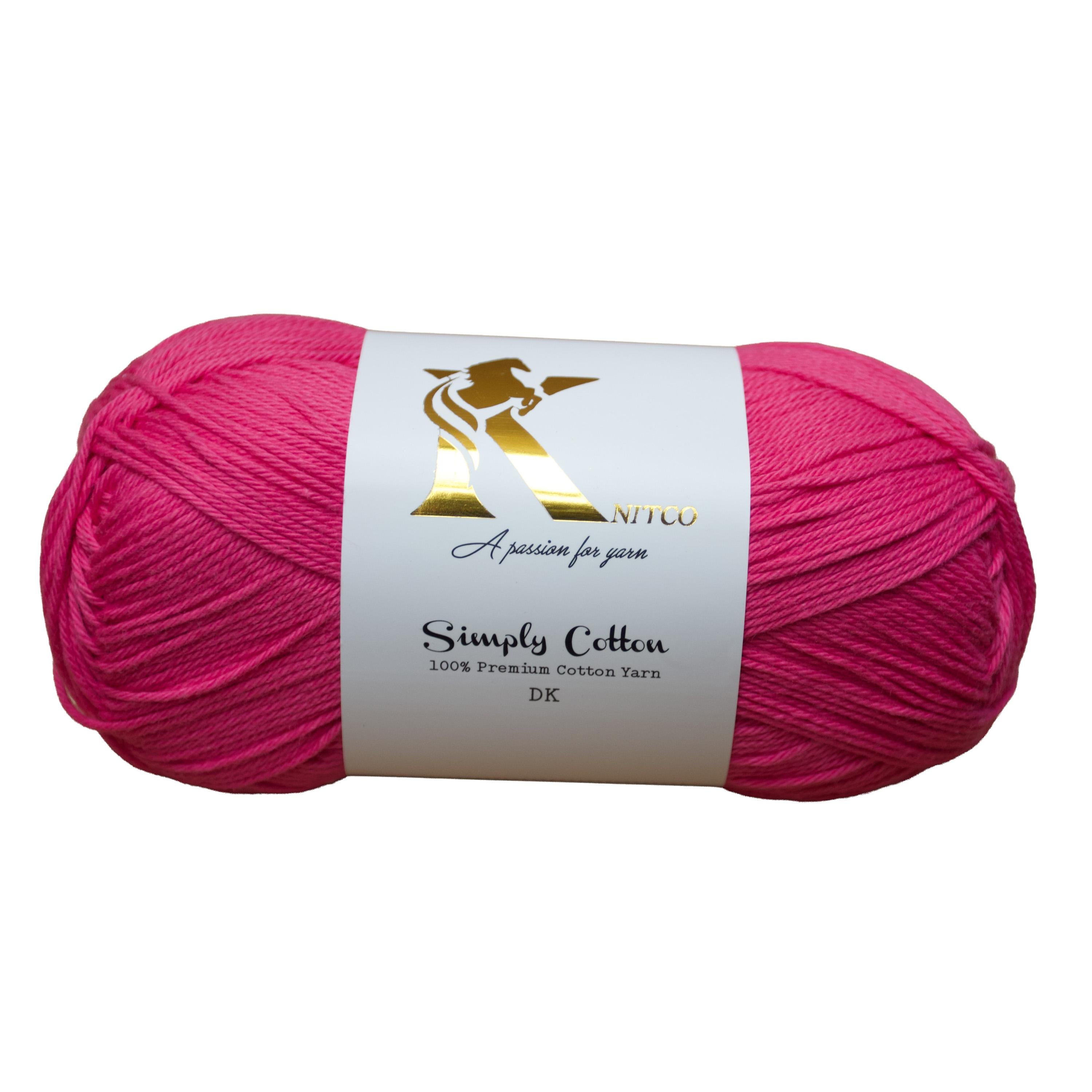 KnitCo Simply Cotton - 100g, 250m, 100% Cotton