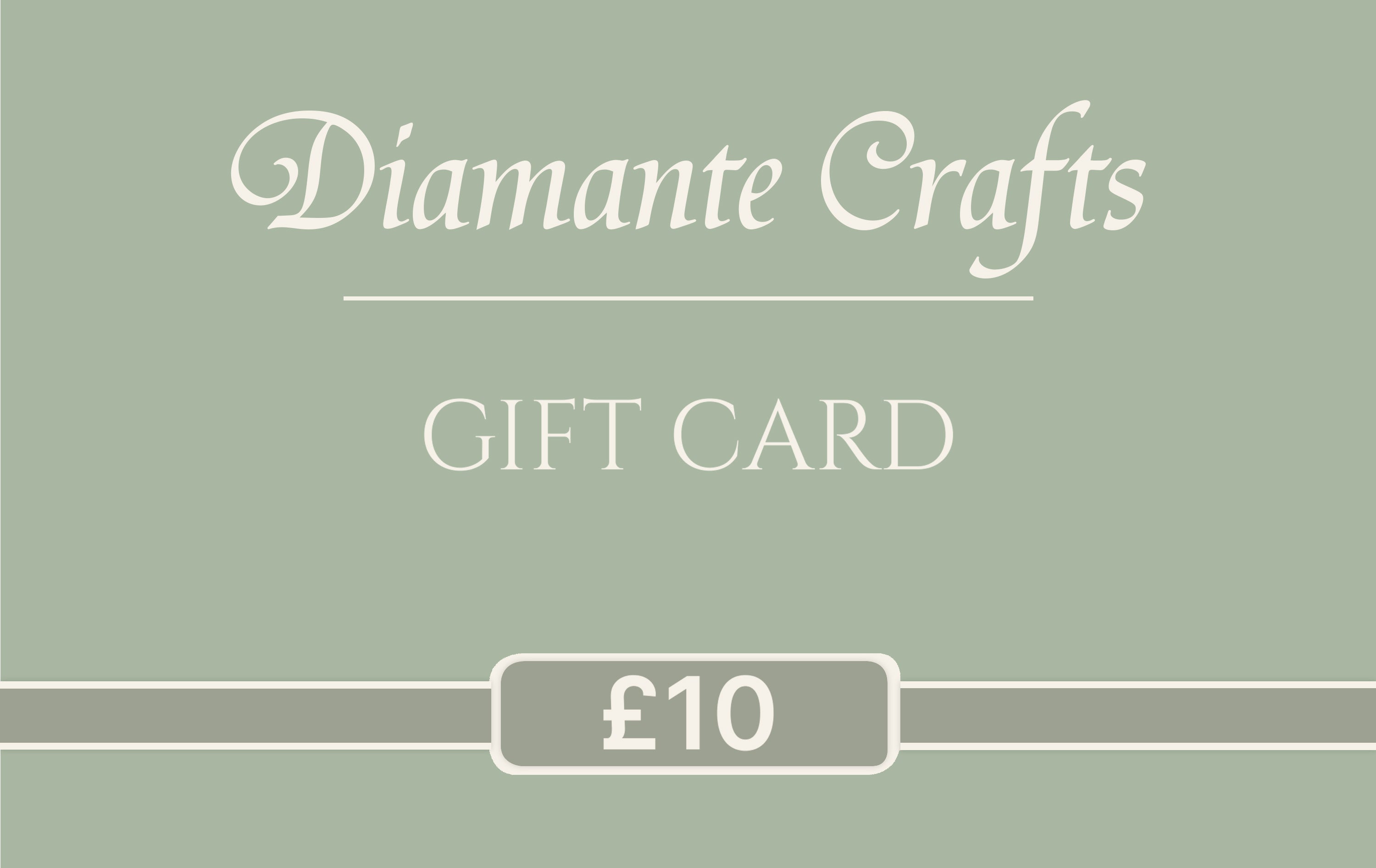 Diamante Crafts Gift Card