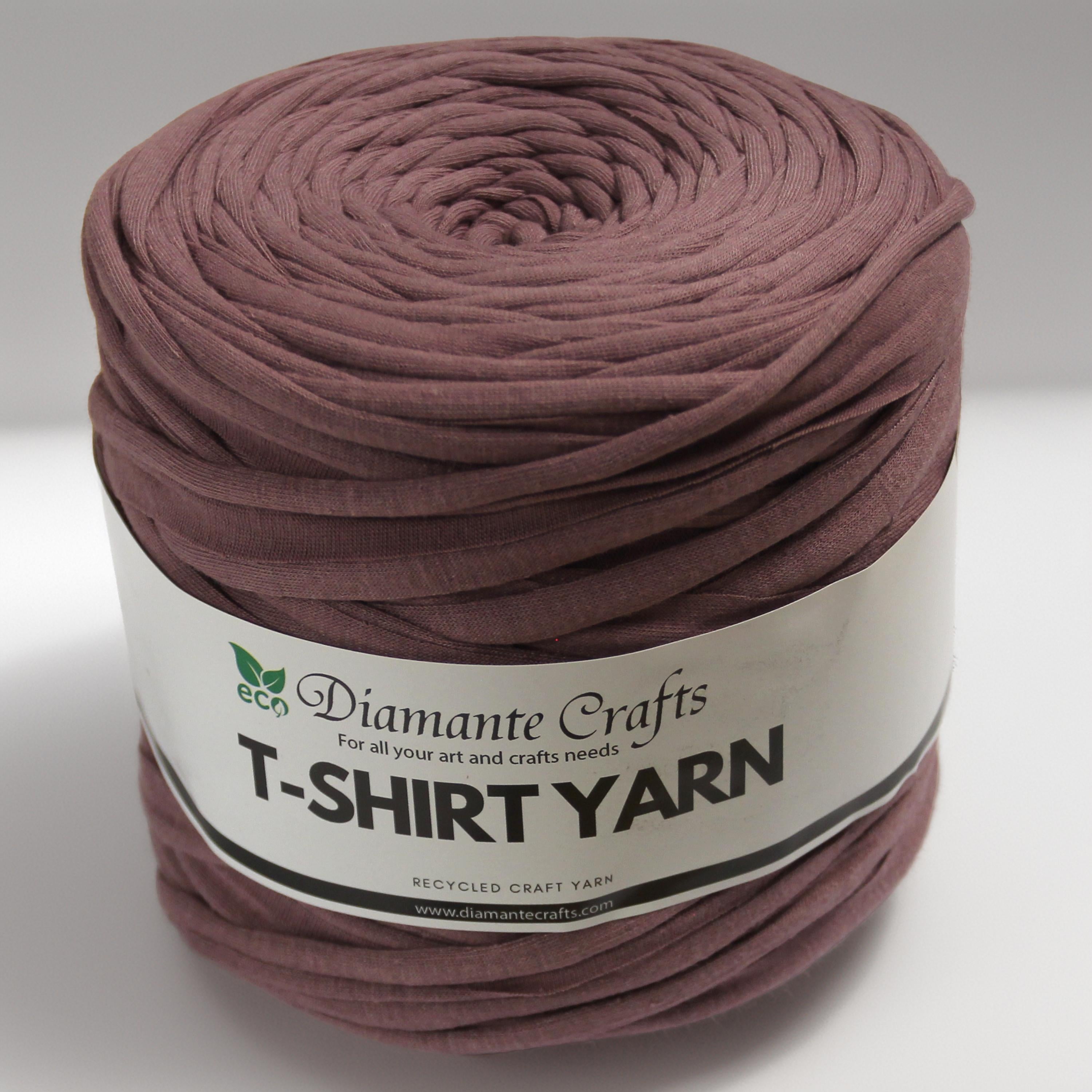 Diamante Crafts Tshirt Yarn - 650g - 110m - 85% Cotton - 10% Recycled Fibres - 5% Elastane
