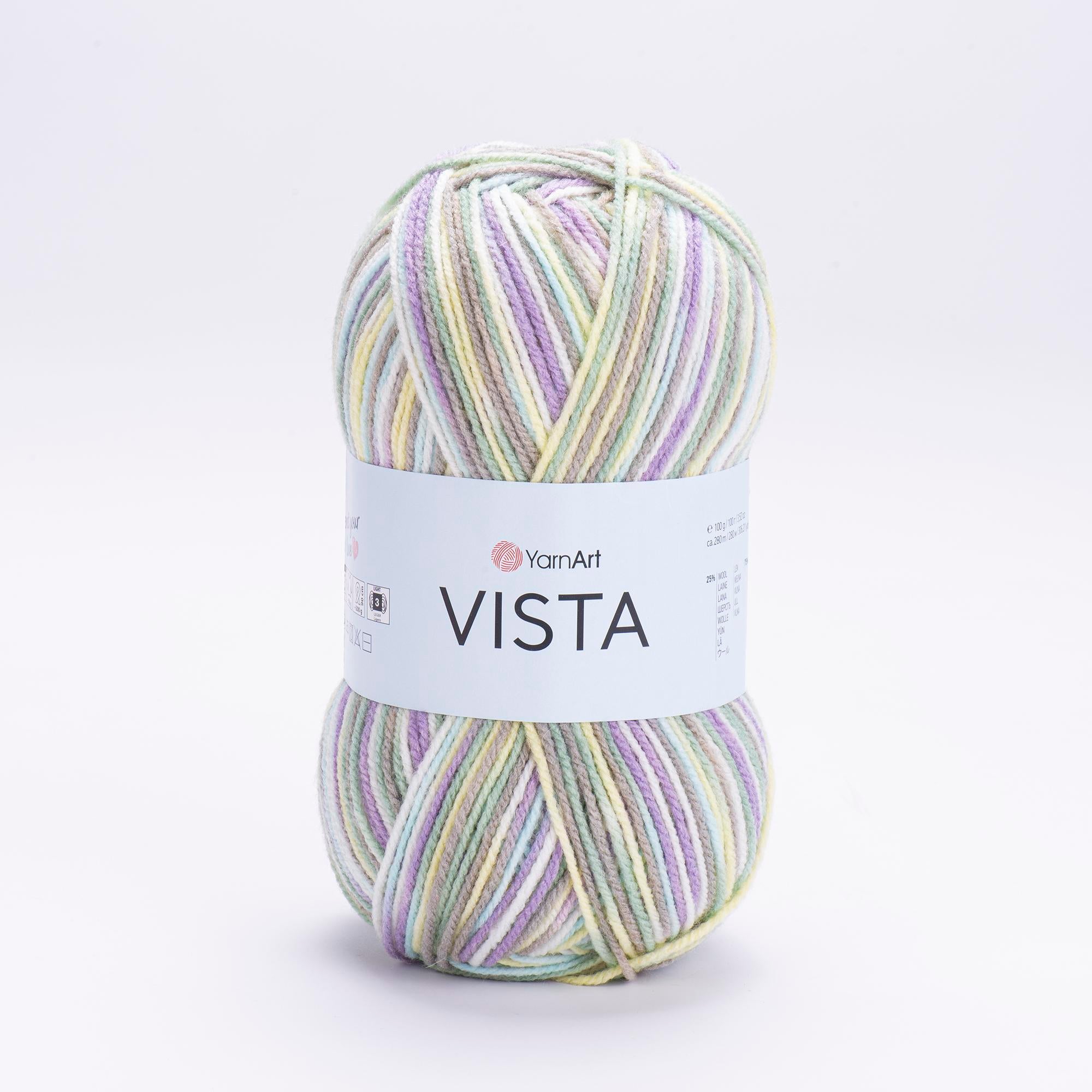 Yarn Art Vista / 100g Double Knit 25% Wool -75% Acrylic