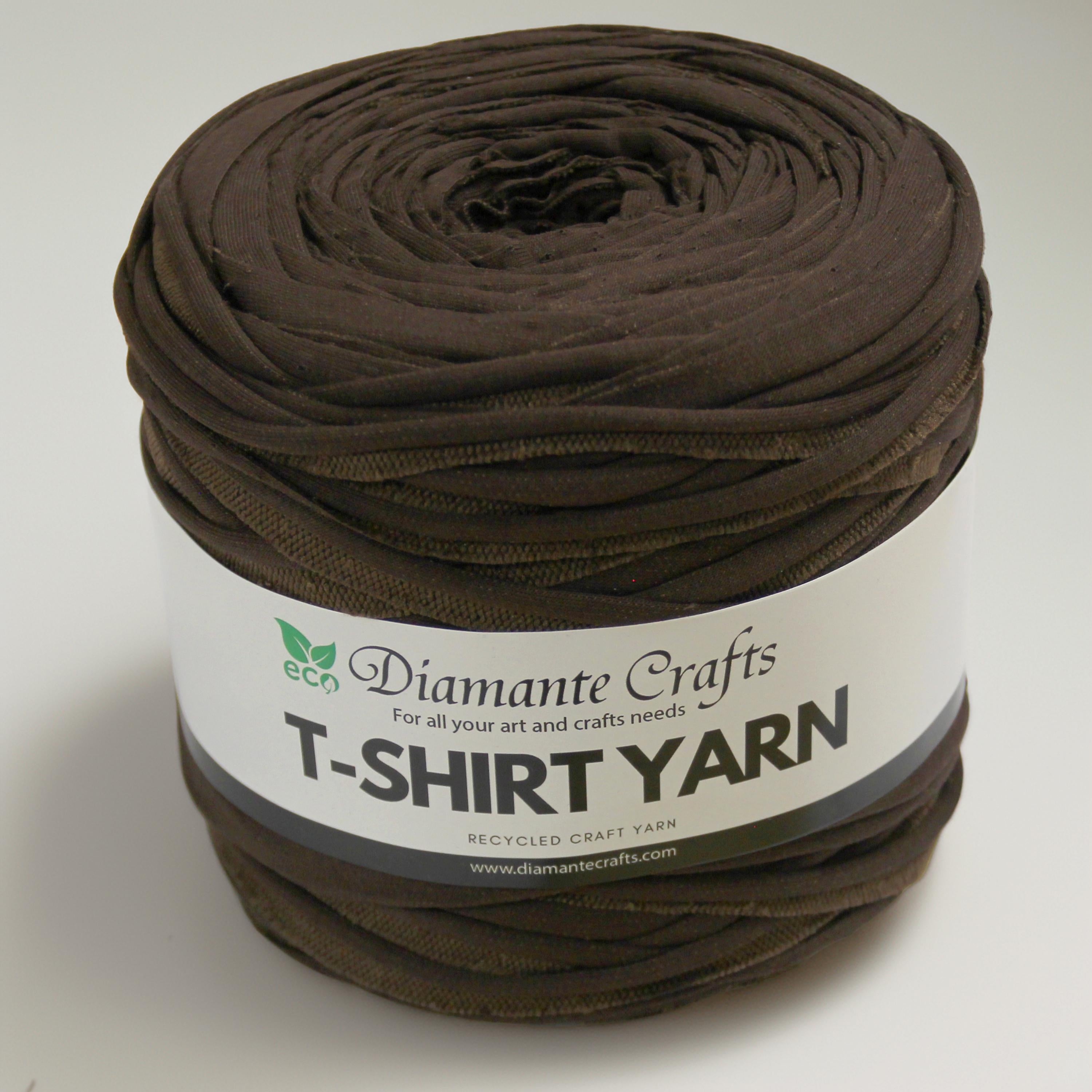 Diamante Crafts Tshirt Yarn - 650g - 110m - 85% Cotton - 10% Recycled Fibres - 5% Elastane