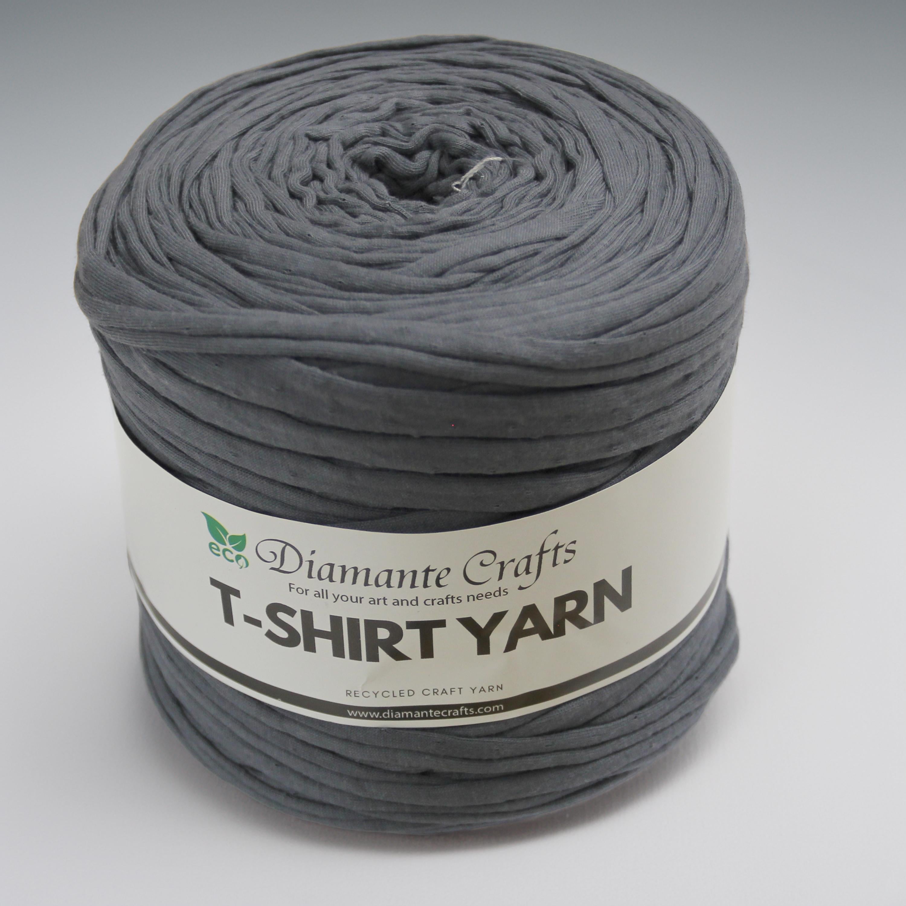 Diamante Crafts Tshirt Yarn - 650g - 110m - 85% Cotton - 10% Recycled Fibres - 5% Elastane