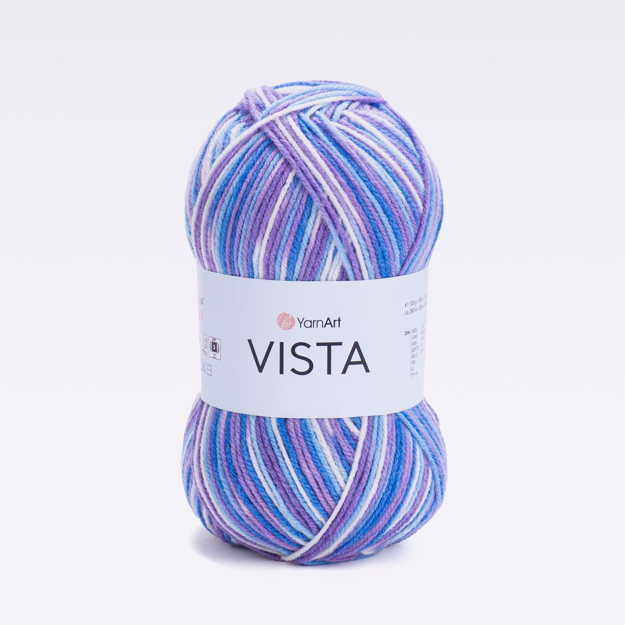 Yarn Art Vista / 100g Double Knit 25% Wool -75% Acrylic