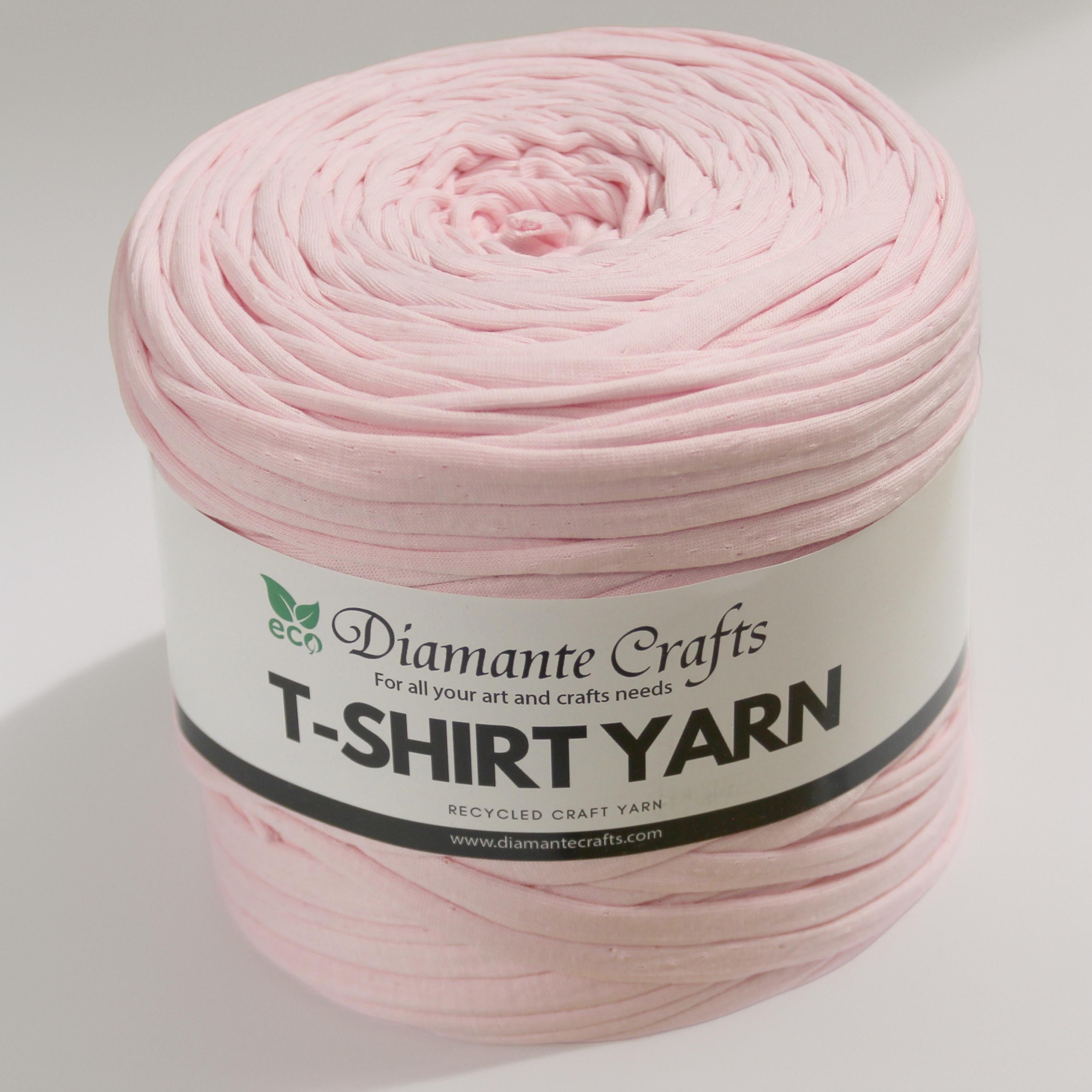 Diamante Crafts Tshirt Yarn - 650g - 110m - 85% Cotton - 10% Recycled Fibres - 5% Elastane