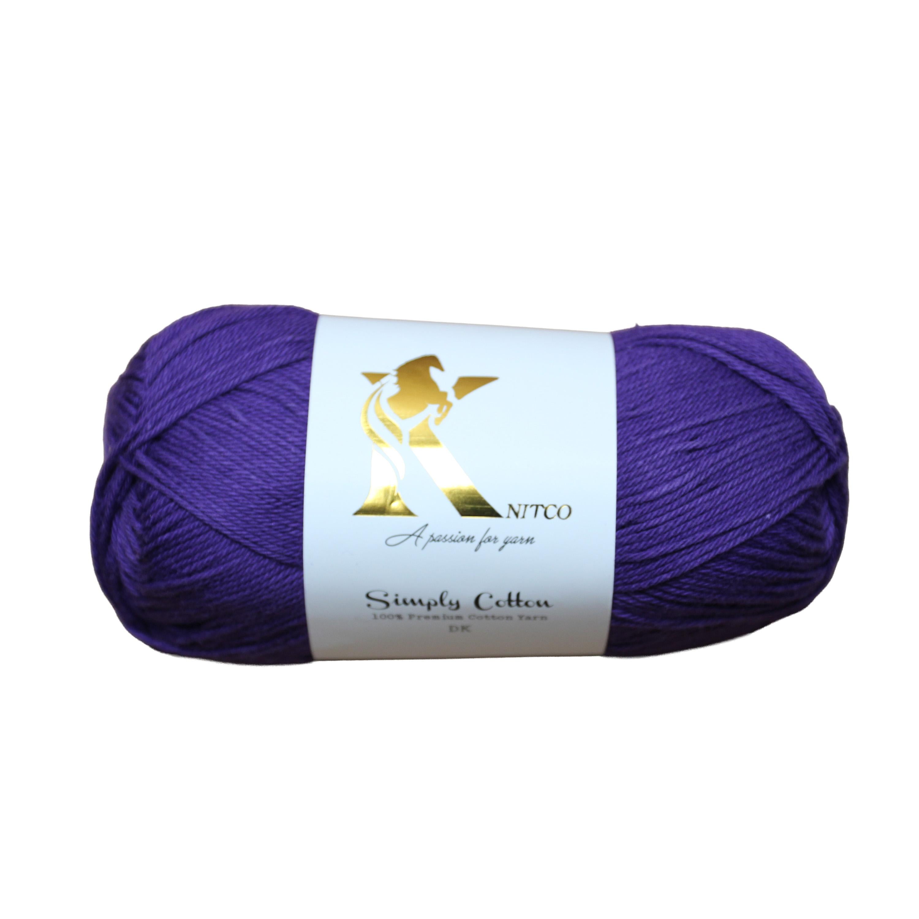 KnitCo Simply Cotton - 100g, 250m, 100% Cotton