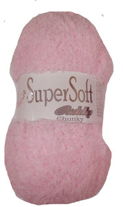 Woolcraft / Jarol SUPERSOFT CUDDLY Knitting Yarn / Wool - 100g - Pink