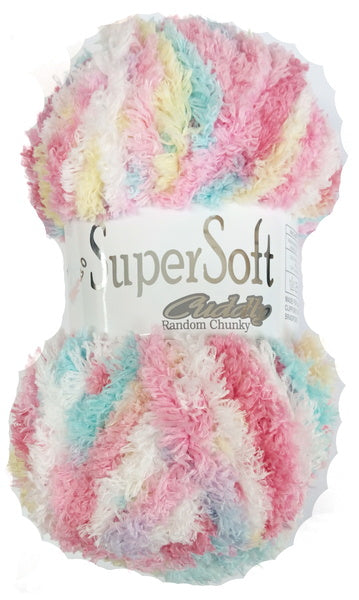Woolcraft / Jarol SUPERSOFT CUDDLY Knitting Yarn / Wool - 100g - Floosie