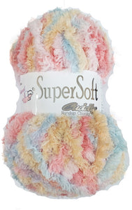 Woolcraft / Jarol SUPERSOFT CUDDLY Knitting Yarn / Wool - 100g - Sweet Dream