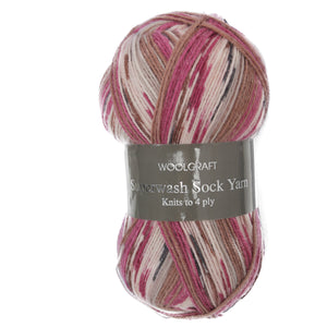 Woolcraft Superwash Sock Yarn 4Ply 100g - Milano