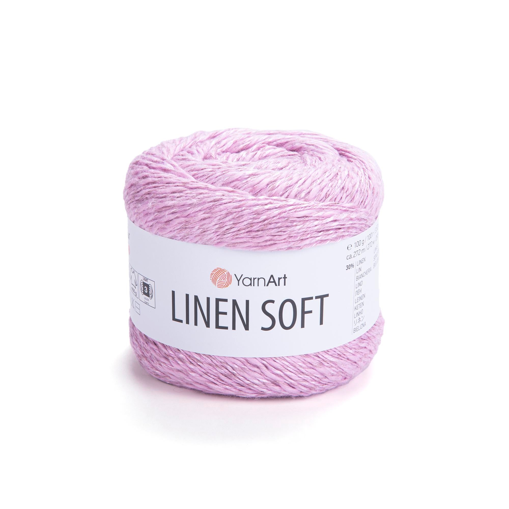 Yarn Art Linen Soft / 100g Double Knit 30% Linen - 36% Viscose - 34% Cotton