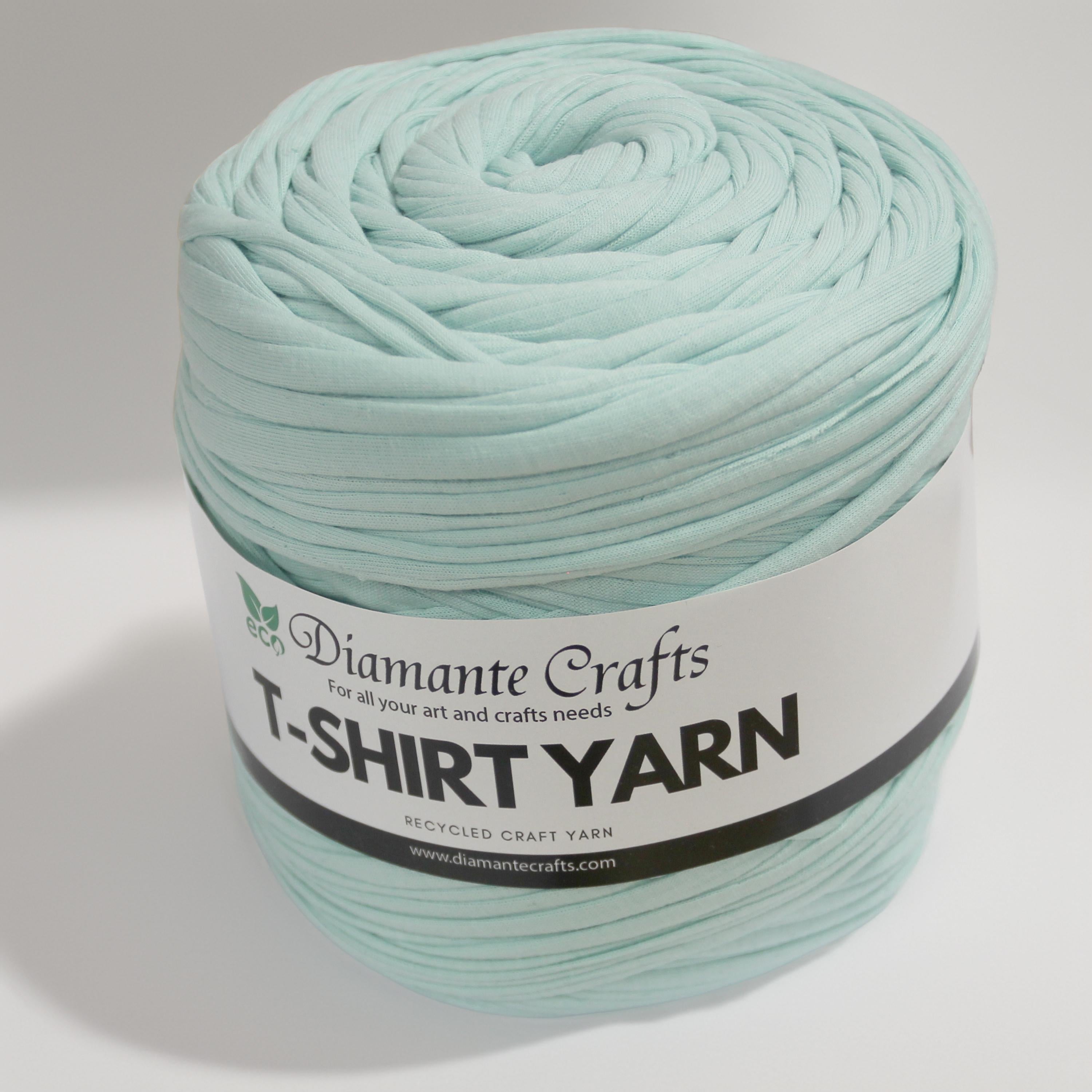 Diamante Crafts Tshirt Yarn - 650g - 110m - 85% Cotton - 10% Recycled Fibres - 5% Elastane