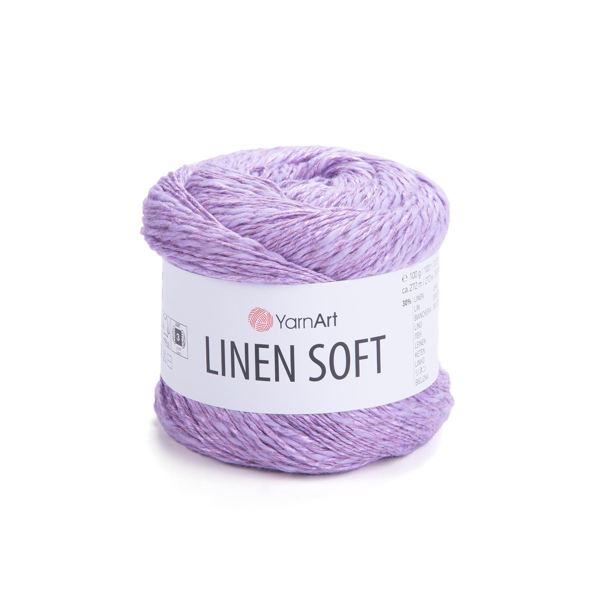 Yarn Art Linen Soft / 100g Double Knit 30% Linen - 36% Viscose - 34% Cotton