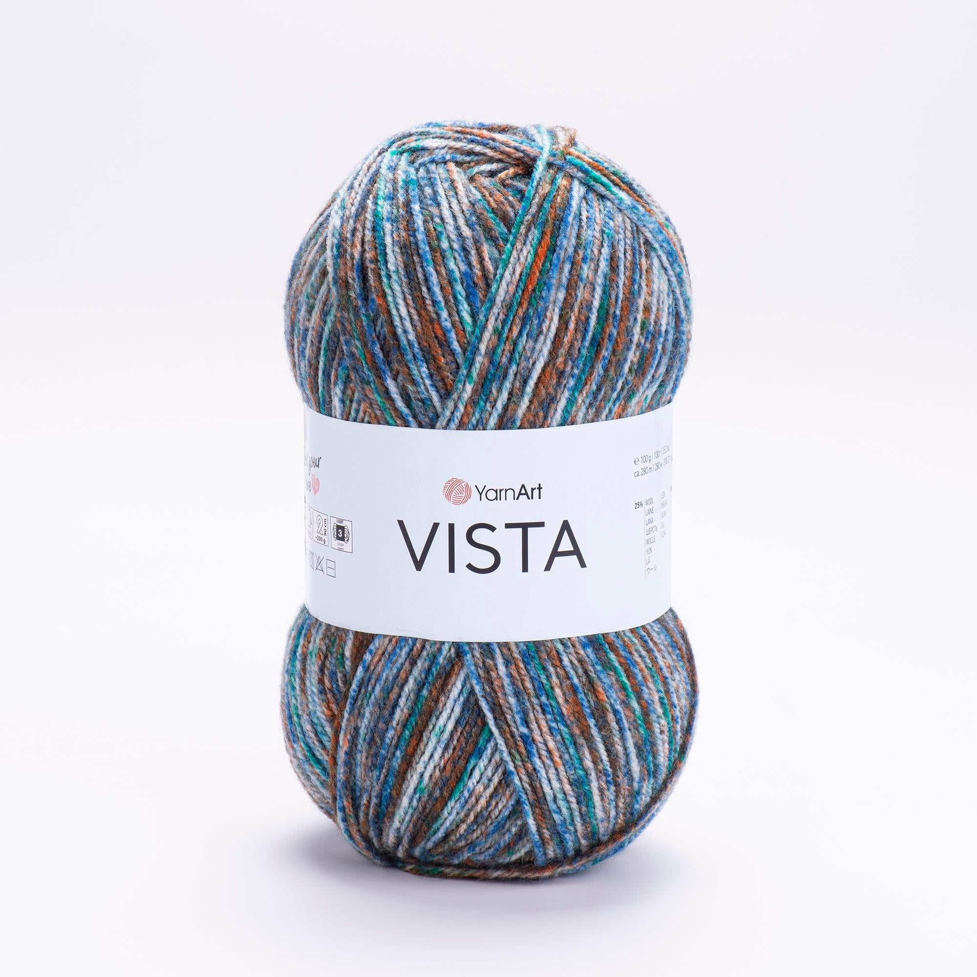 Yarn Art Vista / 100g Double Knit 25% Wool -75% Acrylic