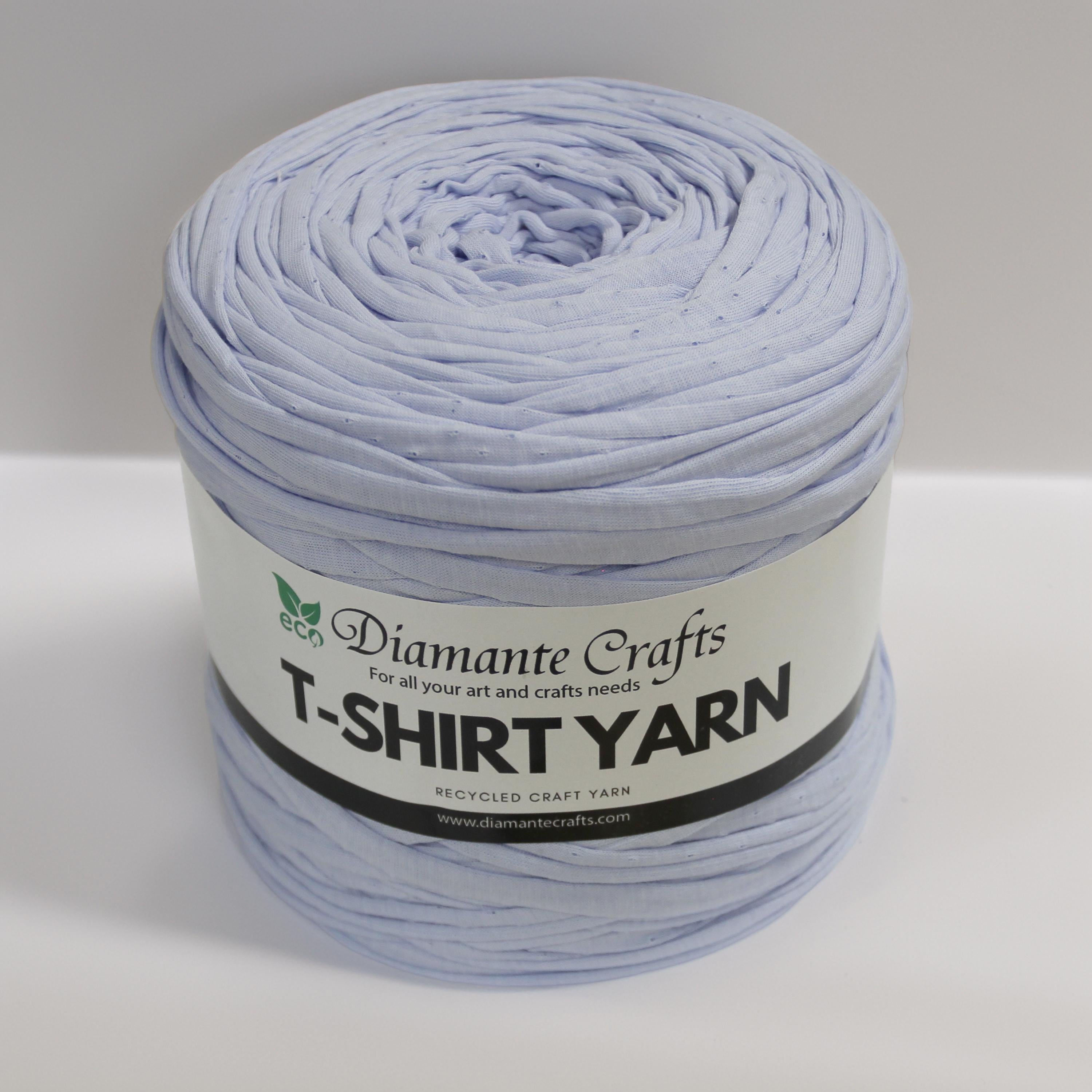 Diamante Crafts Tshirt Yarn - 650g - 110m - 85% Cotton - 10% Recycled Fibres - 5% Elastane