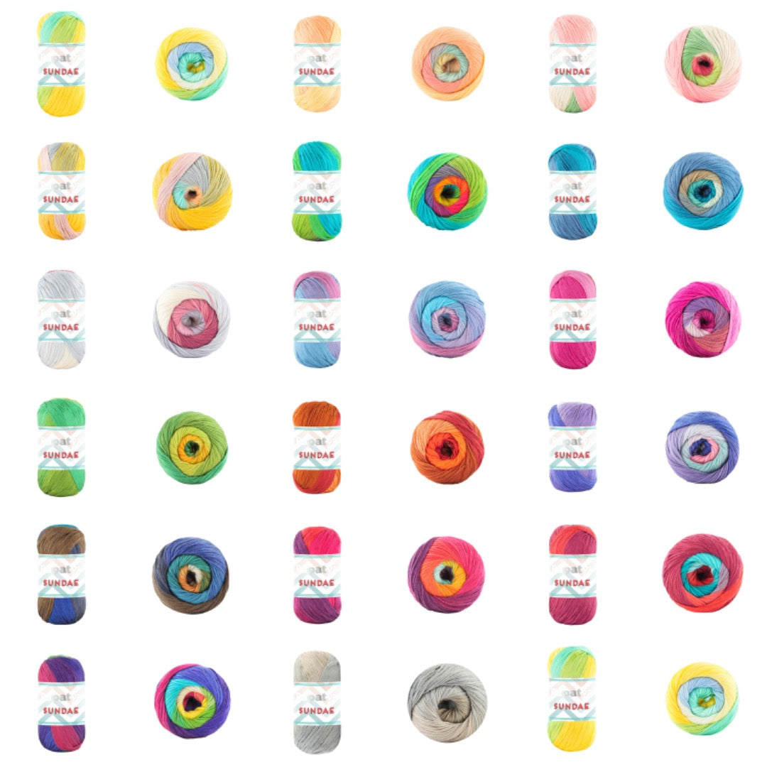 Papatya sundae 100% Acrylic 100g 320m DK