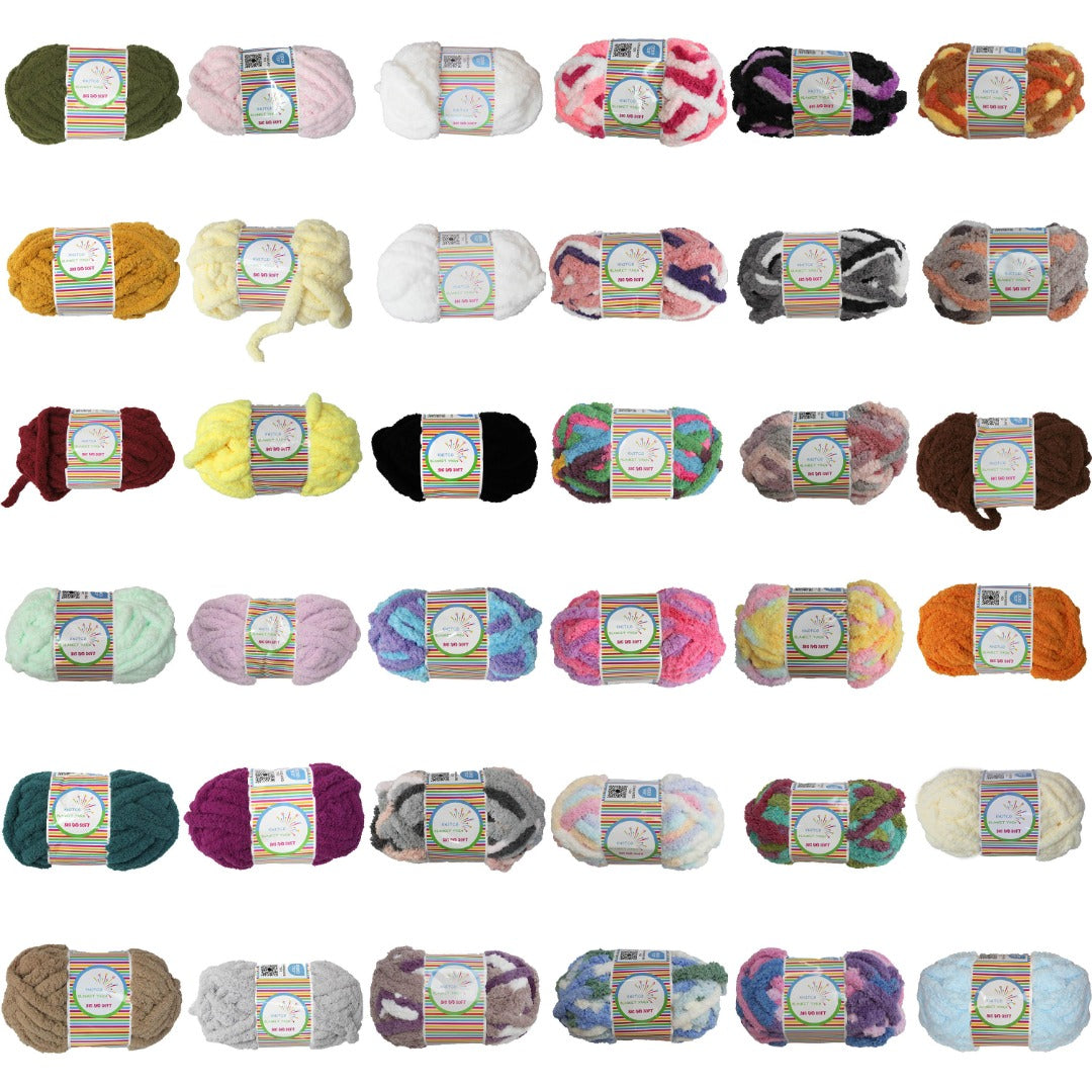 Knitco Big And Soft Blanket Yarn - 100% Polyester, 250g, 30m
