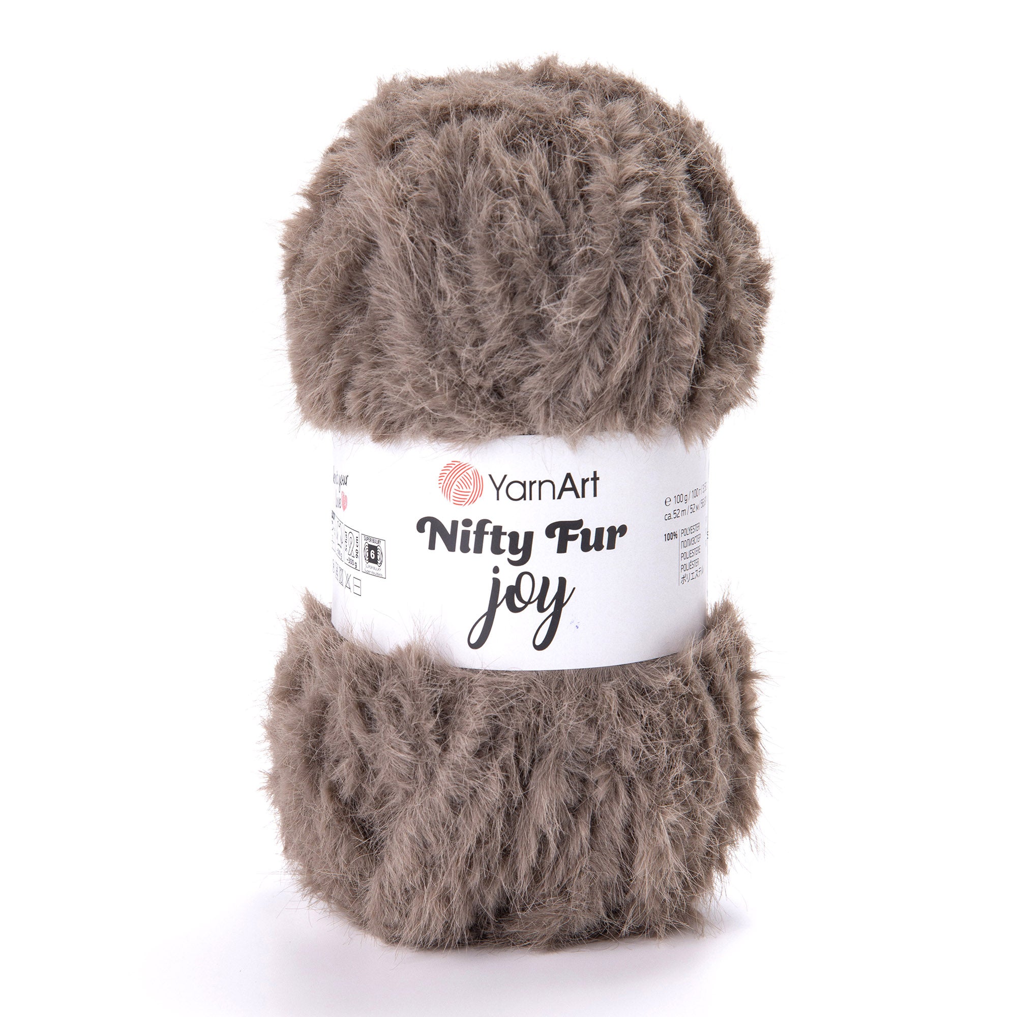 YarnArt Nifty Fur Joy - 100% Polyester - 100g - 52m