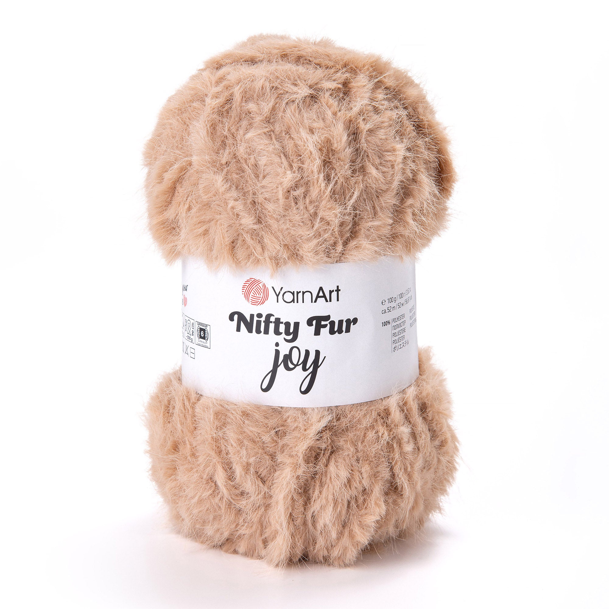 YarnArt Nifty Fur Joy - 100% Polyester - 100g - 52m