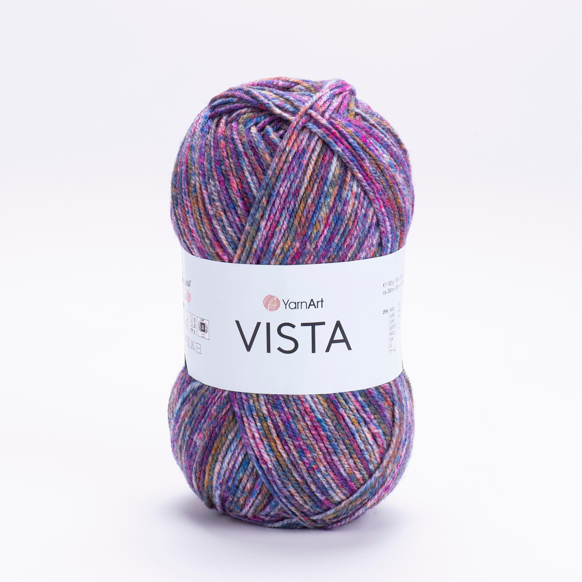 Yarn Art Vista / 100g Double Knit 25% Wool -75% Acrylic