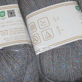 Knit co Glittery PACK OF 5 Yarn / Glitter DK - 100g