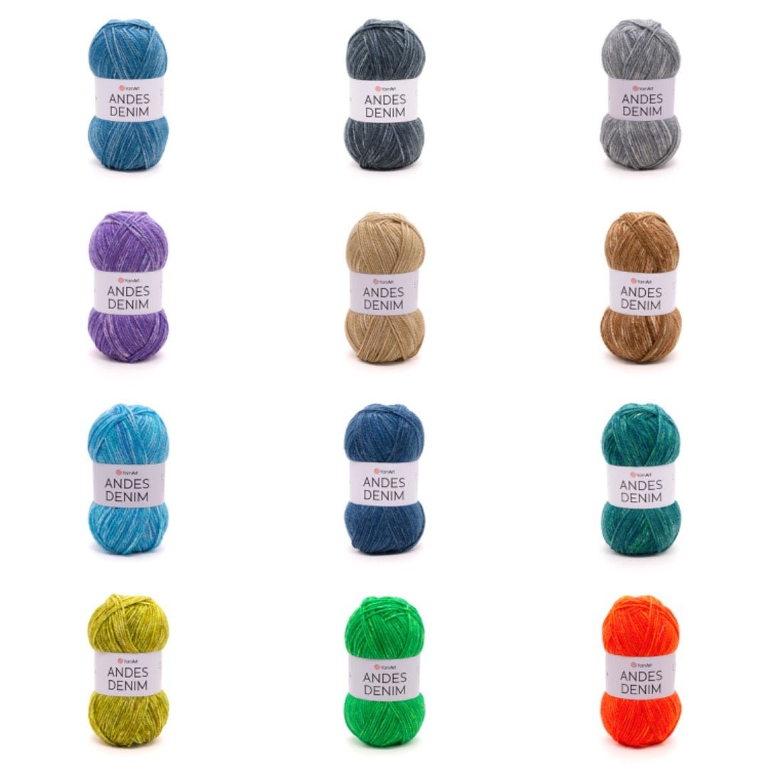 YarnArt Andes Denim 20% Wool - 80% Acrylic