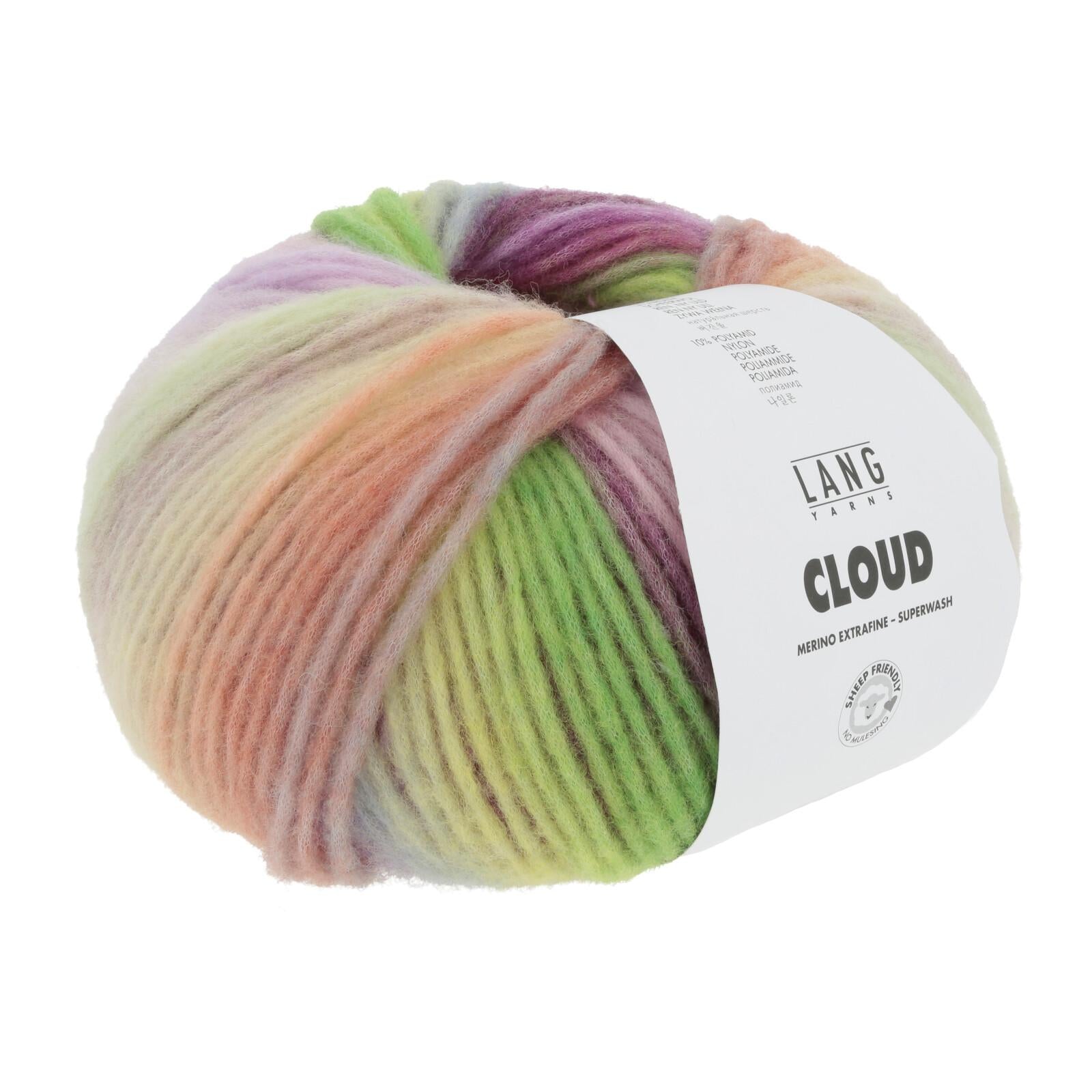 Cloud Lang Yarns, 100g, 260m, 90% merino, 10% nylon