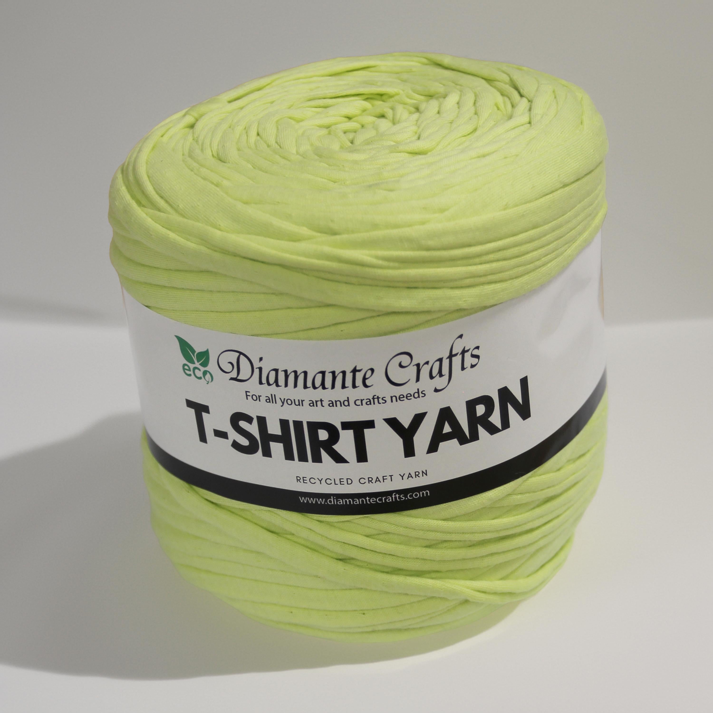 Diamante Crafts Tshirt Yarn - 650g - 110m - 85% Cotton - 10% Recycled Fibres - 5% Elastane