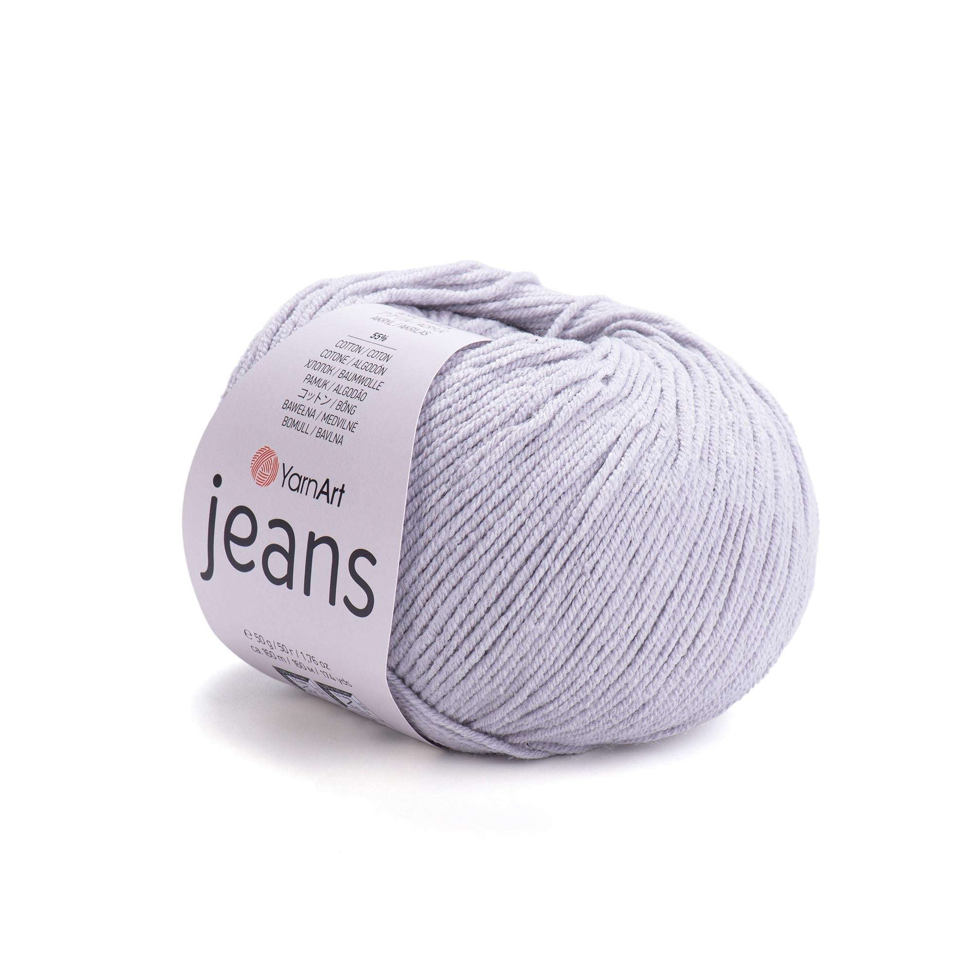 Yarn Art - JEANS - 55% Cotton 45% Acrylic, 160m Knitting and Crochet Yarn