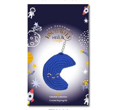 Diamante Crafts KNITTY Critters Ring Leaders Key Ring Crochet Kit