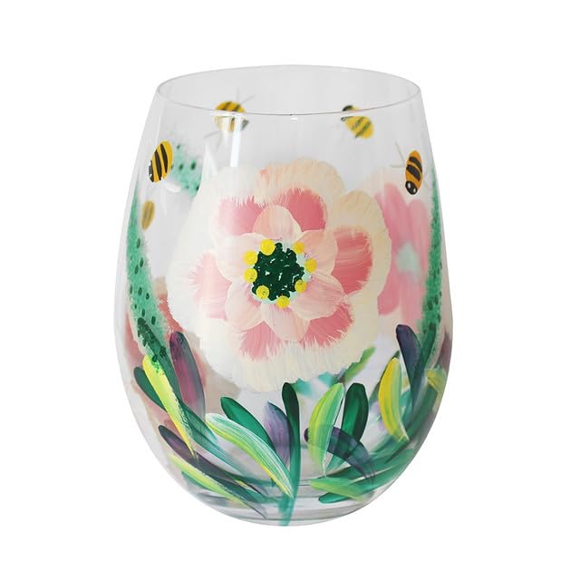 Diamante Crafts Floral Gin and Wine Glasses