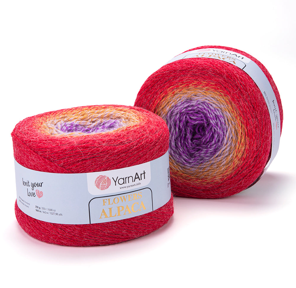 YarnArt Flowers Alpaca - 20% Alpaca - 80% Acrylic - 250g - 940m