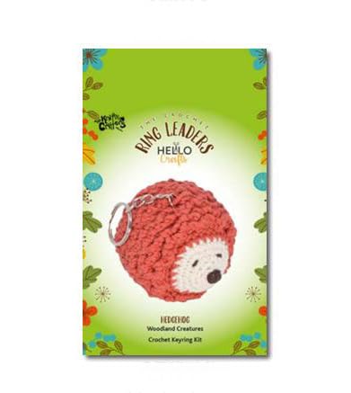 Diamante Crafts KNITTY Critters Ring Leaders Key Ring Crochet Kit