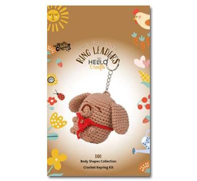 Diamante Crafts KNITTY Critters Ring Leaders Key Ring Crochet Kit
