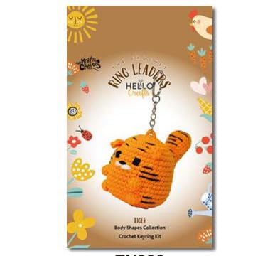 Diamante Crafts KNITTY Critters Ring Leaders Key Ring Crochet Kit