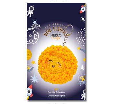 Diamante Crafts KNITTY Critters Ring Leaders Key Ring Crochet Kit