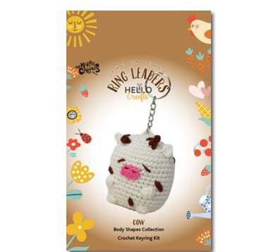 Diamante Crafts KNITTY Critters Ring Leaders Key Ring Crochet Kit