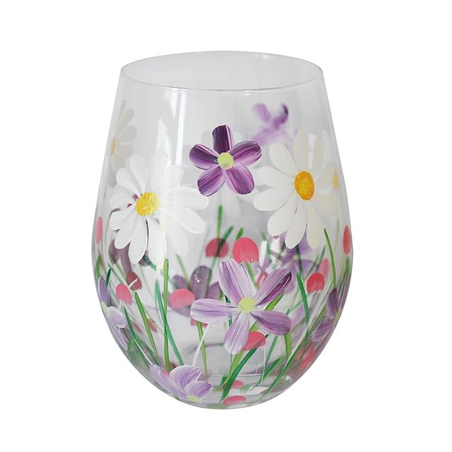 Diamante Crafts Floral Gin and Wine Glasses