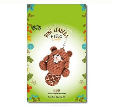 Diamante Crafts KNITTY Critters Ring Leaders Key Ring Crochet Kit