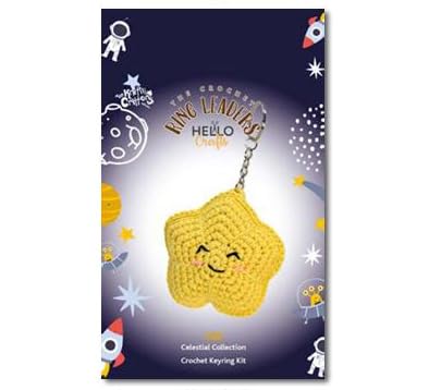 Diamante Crafts KNITTY Critters Ring Leaders Key Ring Crochet Kit