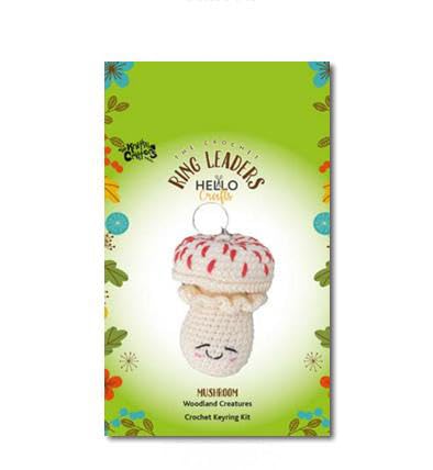 Diamante Crafts KNITTY Critters Ring Leaders Key Ring Crochet Kit