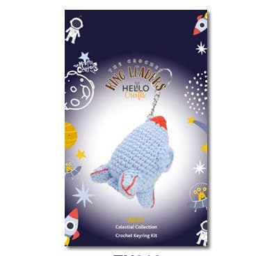 Diamante Crafts KNITTY Critters Ring Leaders Key Ring Crochet Kit
