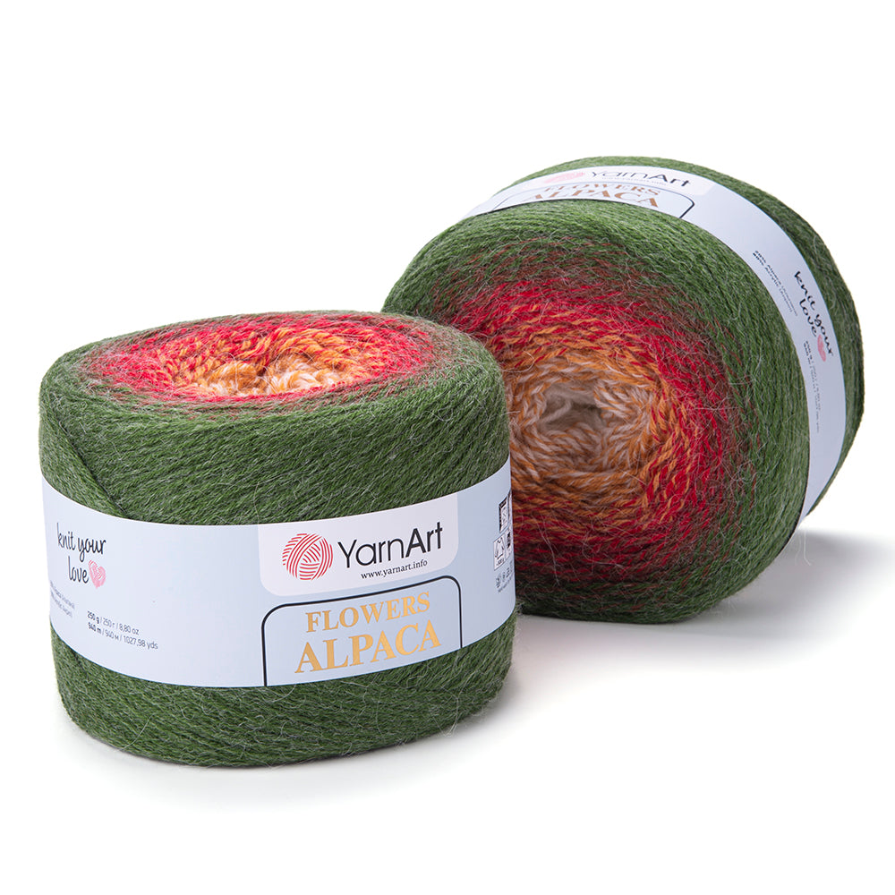 YarnArt Flowers Alpaca - 20% Alpaca - 80% Acrylic - 250g - 940m