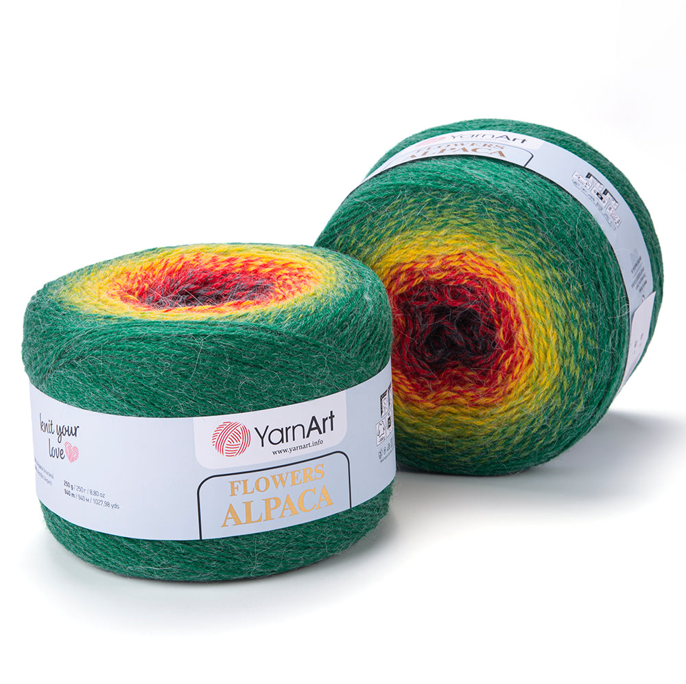 YarnArt Flowers Alpaca - 20% Alpaca - 80% Acrylic - 250g - 940m