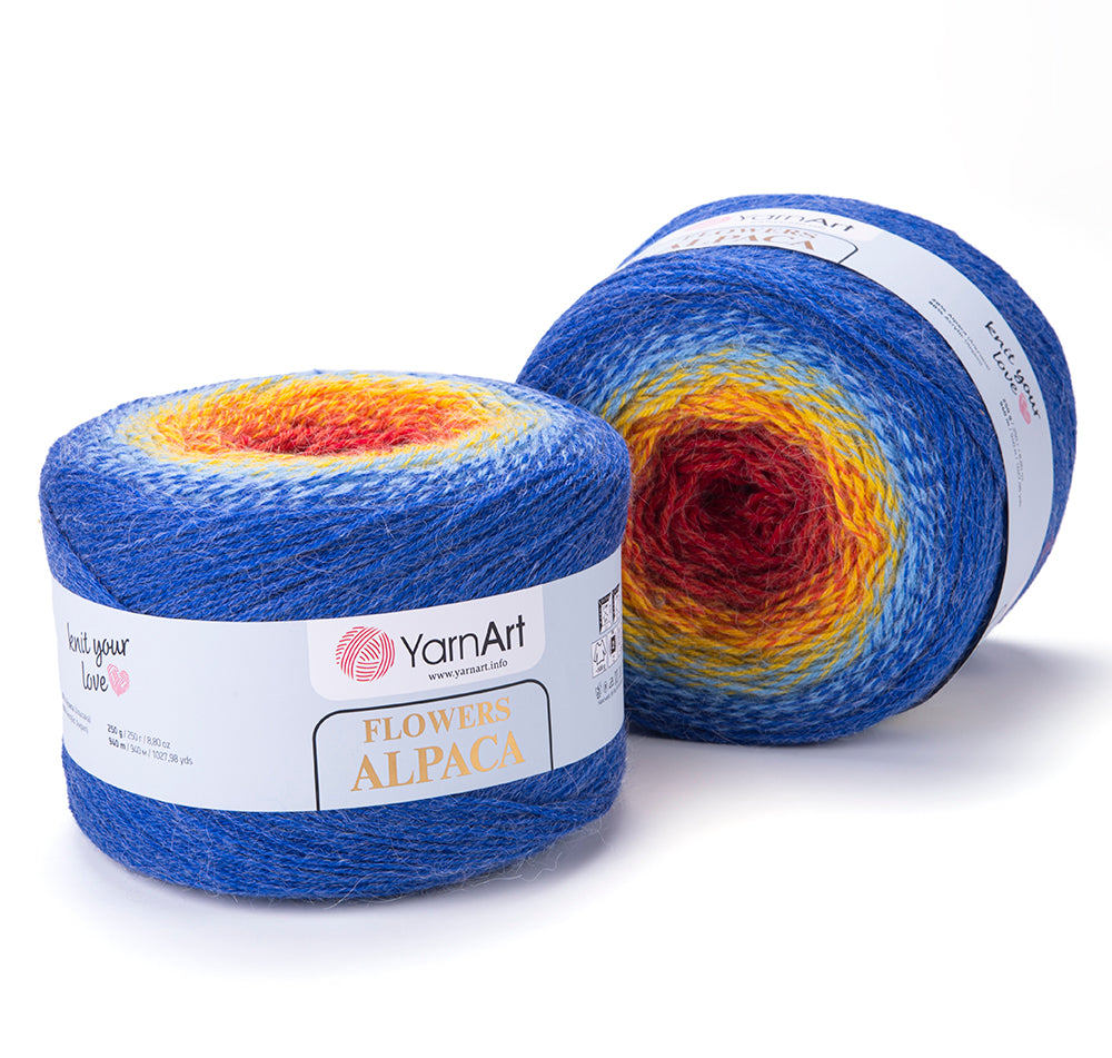 YarnArt Flowers Alpaca - 20% Alpaca - 80% Acrylic - 250g - 940m